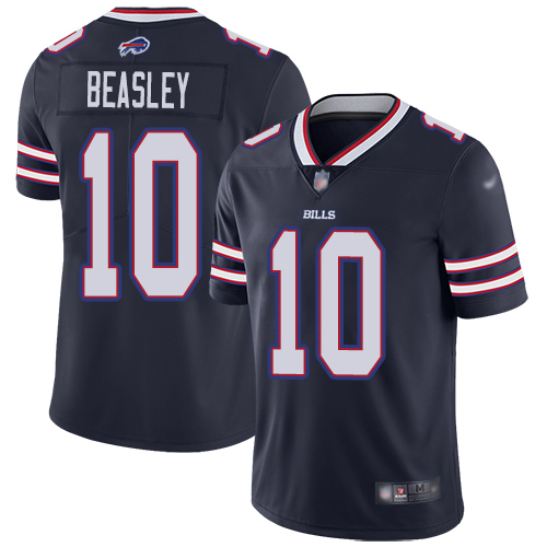 Men Buffalo Bills 10 Cole Beasley Limited Navy Blue Inverted Legend NFL Jersey